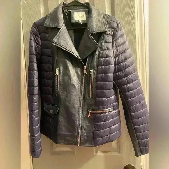 Classic concepts Womens Jacket in Navy Blue women’s size XL Super soft & warm - Picture 1 of 10